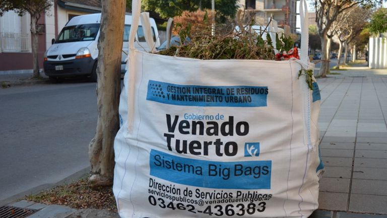 El Gobierno de Venado Tuerto inicia la recolección de residuos verdes en la Zona 2