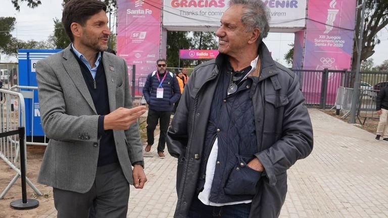 Maximiliano Pullaro y Daniel Scioli supervisaron las obras del CARD de cara a los Juegos Suramericanos 2026